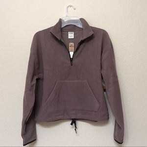 Victoria's Secret PINK Polar Fleece Half Zip Up Pullover Sweatshirt (XS)